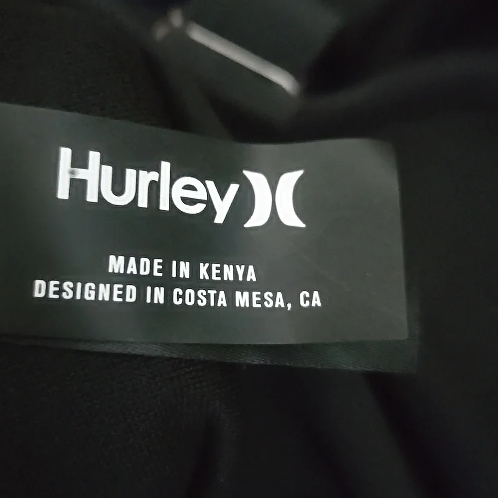Hurley NWT Black Women's One Piece Swimsuit